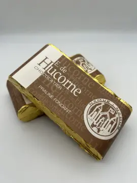 Paquet de chocolat praliné fondant